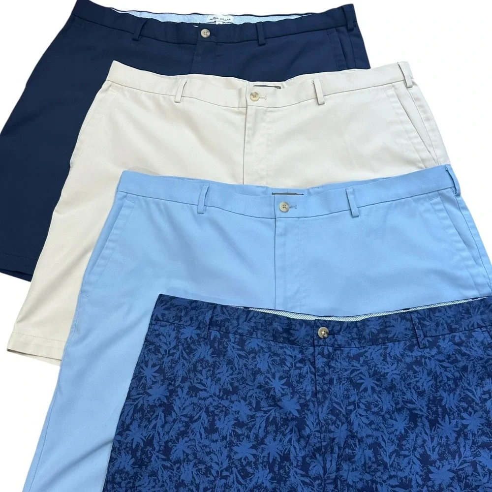 Peter Millar Crown‎ Lot of 4 Performance Golf Shorts Size 40 Classic Bundle